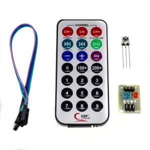 IR remote kit infrared remote control module + receiving head HX1838 + NEC code infrared remote control
