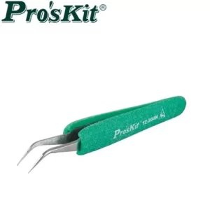 Pro'skit Ergo-Grip Tweezers (Fine Tip Curved) TZ-204N