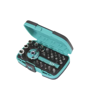 Pro'skit 22pcs Palm Ratchet Wrench Bit & Socket Set SD-2319M