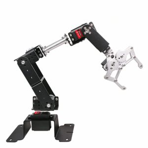Black 6 DOF Robot Arm Model B - Without motors