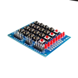 4*4 Matrix Keypad Module + 4 Keyboard + 8 LED Indicator