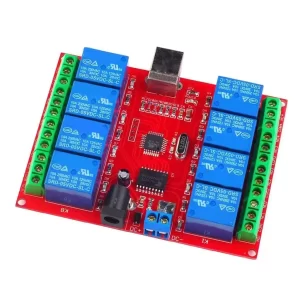 12V 8 Channel USB Relay Module Programmable Computer Control Switch For Smart Home PC