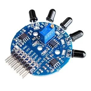 5 Channel Flame Sensor Module for Robot Fire Alarm