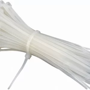 Self-locking Nylon Cable Ties 10cm 100pcs - WHITE
