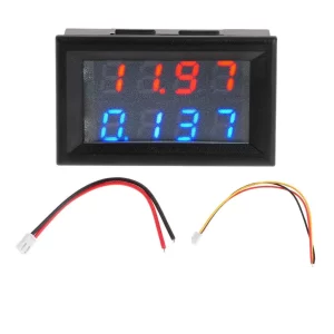 DC 0-200V 10A 0.56" Mini LED Digital Voltmeter Ammeter 4 Digit Voltage Current Meter Car Battery Capacity Tester