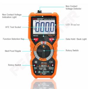 PEAKMETER Digital Meter 600A PM18C