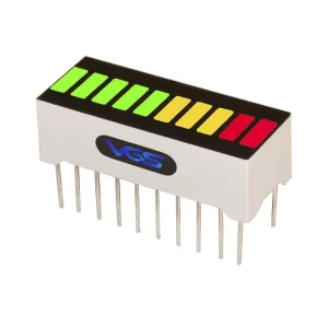 10 Grid Digital Segment 4 Color LED Display