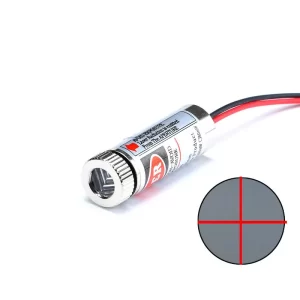 650nm 5mW Red Cross Laser Module Focus Adjustable DC3V-6V