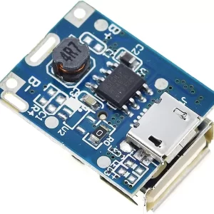 5V Step Up Power Module Lithium Battery Charging Board Boost Converter LED Display USB For DIY Charger 134N3P 25X18X12MM