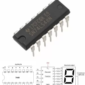 7448 BCD TO 7-SEGMENT DECODER