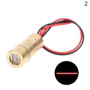 Laser Head 650nm 9mm 3V 50mW Laser Line Diode Module Red Copper Head