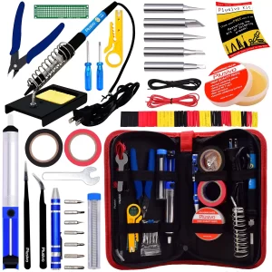 60w Soldering Iron kit + DT-9205A Digital Multimeter Bundle