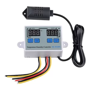XK-W1099 DC12V Digital Temperature Humidity Controller Direct Output Thermostat Hygrostat 10A
