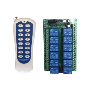 433MHz DC12V 16 Channel Wireless Remote Switch Relay