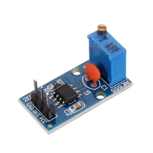 NE555 adjustable frequency pulse generator module