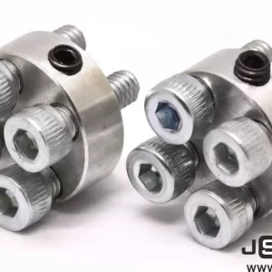 JSUMO CNC Machined Flat Hubs (3mm Hole - Pair)