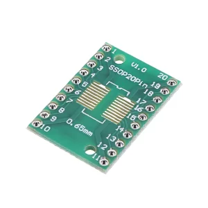 SOP20, SSOP20 And TSSOP20 To DIP PCB Adapter
