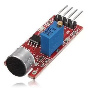 High Sensitivity Microphone Electret Condenser Sound Sensor (Red)