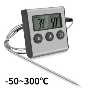TP700 Digital Remote Wireless Food Kitchen Oven Thermometer Probe