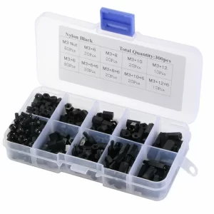 300pcs M3 Nylon Spacer kit